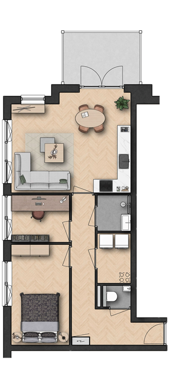 mediumsize floorplan